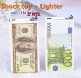 Euro Electric Shock Toy and Lighter 2in1