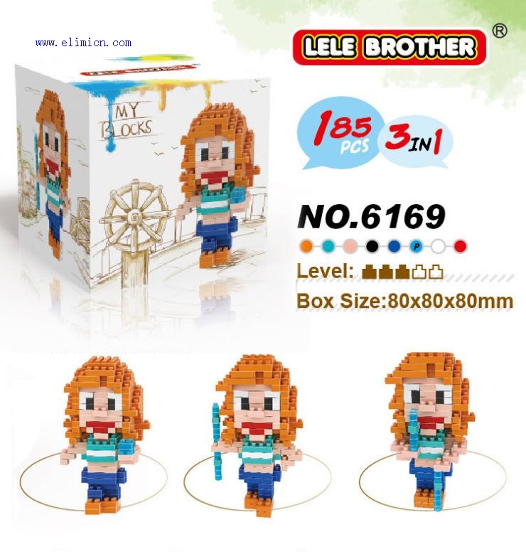 Le Le 3in1 One Piece Blocks 6169
