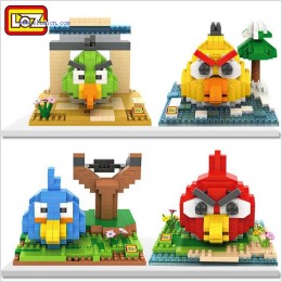 LOZ Diamond Blocks Angry Bird 9512-9515