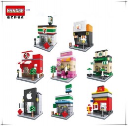 HSANHE Mini Blocks mini scene 6401-6408