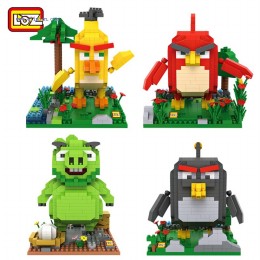 LOZ Angry Bird Blocks 9646-9649